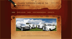 Desktop Screenshot of classicweddingcarsaz.com